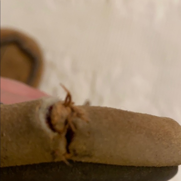 Sox tab sz.12 men’s tan suede lined slippers - Picture 5 of 9